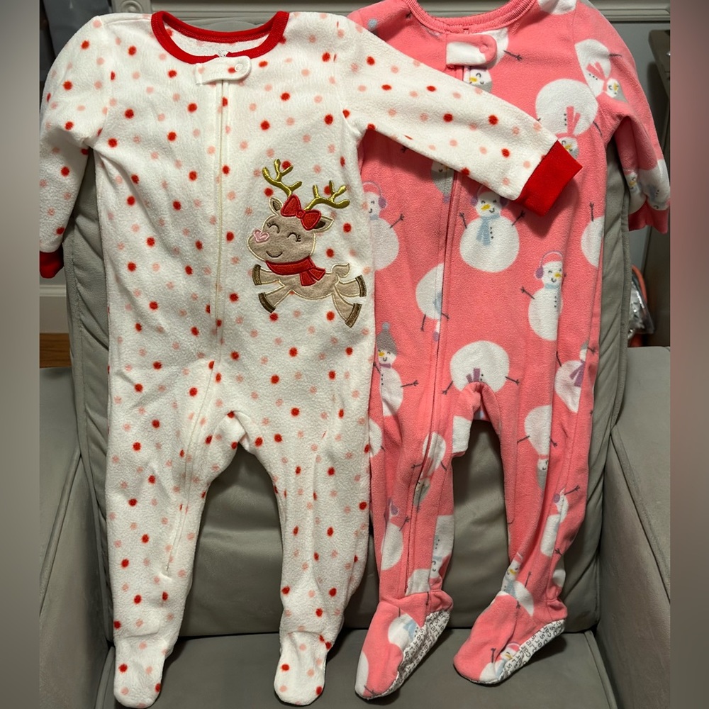 Christmas Footie Pajama Set of 2